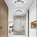 Homiqo Crystal – Kryształowa lampa sufitowa LED 30 cm, 6500K