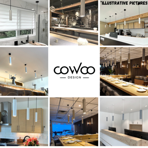 Homiqo GRAY – Betonowa lampa wisząca B+B